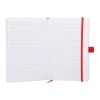 5.5 x 8.5 FSC Recycled Bamboo Fiber Bound Notebook Red | No Imprint | not available | not available