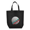 Challenger Non-Woven Shopper Tote Black | No Imprint | not available | not available