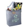 Recycled 5oz Cotton Twill Grocery Tote Blue | No Imprint | not available | not available