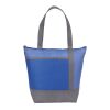 Chrome Non-Woven 9 Can Lunch Cooler Transparent Royal Blue | No Imprint | not available | not available