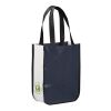 Gloss Laminated Non-Woven Gift Tote Navy