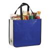 Gloss Laminated Non-Woven Shopper Tote Royal Blue | No Imprint | not available | not available
