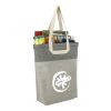 Recycled Cotton U-Handle Book Tote Standard | Natural-Black | No Imprint | not available | not available