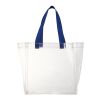 Rally Clear Stadium Tote Royal Blue | No Imprint | not available | not available