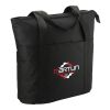 Heavy Duty Zippered Convention Tote Standard | Black | No Imprint | not available | not available