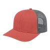 Cap America Poly/Cotton Trucker Mesh Back Cap Dusty Rose-Charcoal | No Imprint | not available | not available