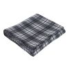 Plaid Fleece Blanket Standard | Black | No Imprint | not available | not available