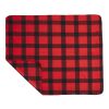 Buffalo Plaid Fleece Blanket Red-Black | No Imprint | not available | not available