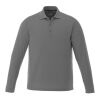 Men's MORI Long Sleeve Polo Steel Grey | S