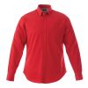 Men's WILSHIRE Long Sleeve Shirt Standard | Team Red Heather | M | No Imprint | not available | not available