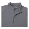 EVANS Eco Knit Quarter Zip - Men's Standard | Steel Grey | 2XL | 1-color Apparel Digital Transfer | CHEST,Vertical - Centered on Right Chest | 2.50 Inches × 7.00 Inches