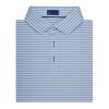 STITCH® Club Stripe Polo Shirt - Men's Standard | Blue | S | No Imprint | not available | not available