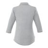 Women's TIPTON Three Qtr Slv Polo Standard | Heather Grey | M | No Imprint | not available | not available