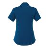 Women's SAGANO Short Sleeve Polo Standard | Olympic Blue Heather-Blue | M | No Imprint | not available | not available