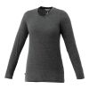 Women's Holt Long Sleeve Tee Standard | Heather Dark Charcoal | S | No Imprint | not available | not available
