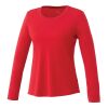 Women's PARIMA LS Tech Tee Standard | Team Red Heather | XL | No Imprint | not available | not available