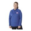 EVANS Eco Knit Half Zip - Women's Royal Blue | XS