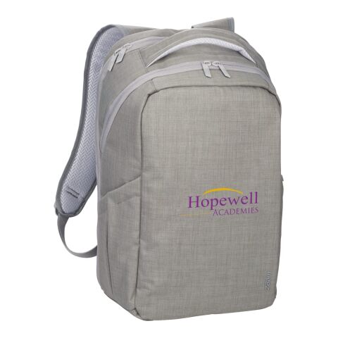 Zoom Grid 15&quot; TSA Computer Backpack Gray | No Imprint | not available | not available