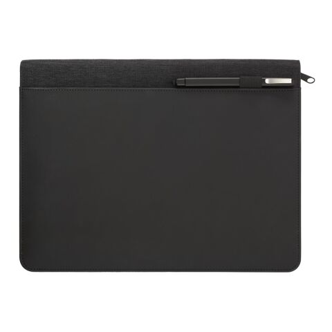 Vienna Heathered Zippered Padfolio Gray | No Imprint | not available | not available