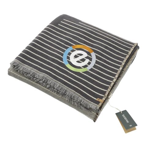 tentree Organic Cotton Peaks Woven Blanket Gray | No Imprint | not available | not available