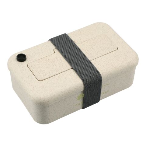 Bamboo Fiber Lunch Box with Utensil Pocket Light Yellow | No Imprint | not available | not available