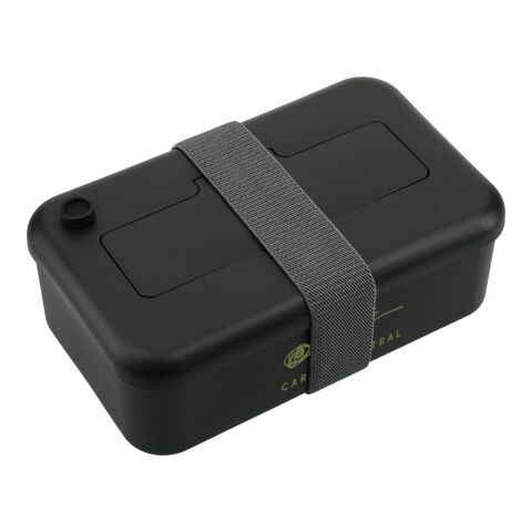 Bamboo Fiber Lunch Box with Utensil Pocket Onyx