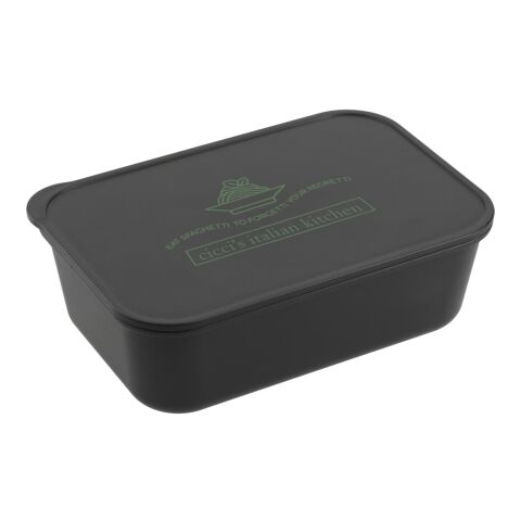 PLA Bento Box with Band and Utensils Black | No Imprint | not available | not available