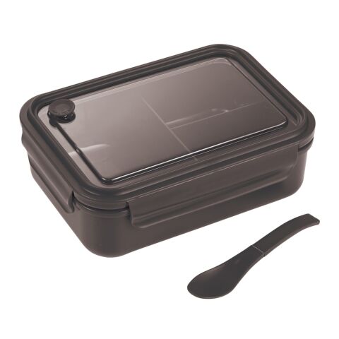 Three Compartment Food Storage Bento Box Black | No Imprint | not available | not available
