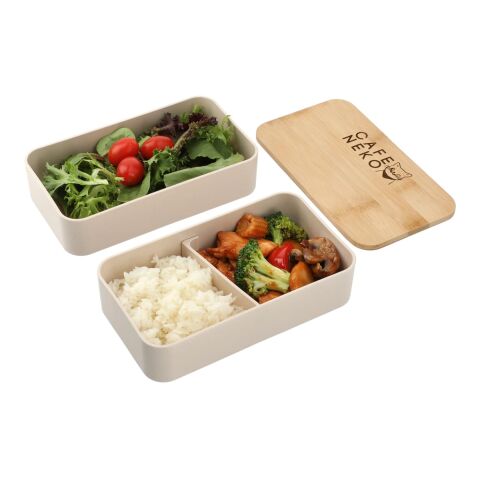 Stackable Bamboo Fiber Bento Box Standard | Light Yellow | No Imprint | not available | not available