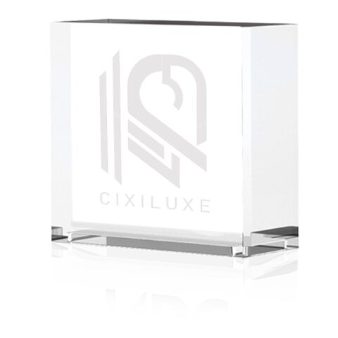 Stackable Clear Acrylic Top Award White | No Imprint