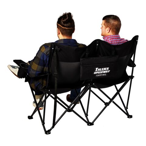 Double Seater Folding Chair Black | No Imprint | not available | not available