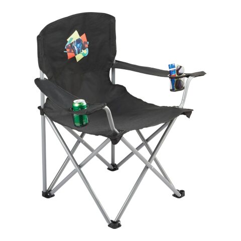 Oversized Folding Chair (500lb Capacity) Black | No Imprint | not available | not available