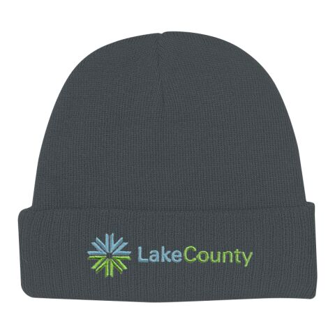 KNIT BEANIE WITH CUFF Charcoal | No Imprint | not available | not available