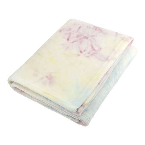 Tie Dye Flannel Fleece Blanket Red | No Imprint | not available | not available