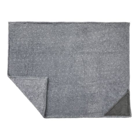 Heathered Fuzzy Fleece Blanket Charcoal | No Imprint | not available | not available
