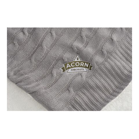 Field &amp; Co.® Cable Knit Sherpa Blanket Gray | No Imprint | not available | not available