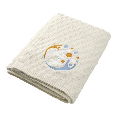 Made*Here New York Basketweave Cotton Blanket Natural | No Imprint | not available | not available
