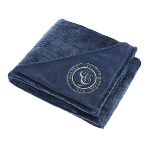 Luxury Comfort Flannel Fleece Blanket Navy | No Imprint | not available | not available