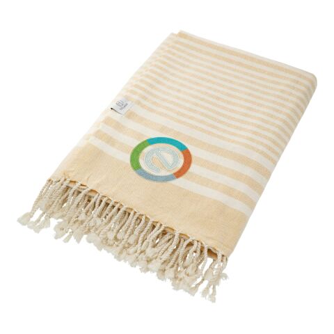 Hilana Upcycled  Fethiye Throw Blanket Light Yellow | No Imprint | not available | not available