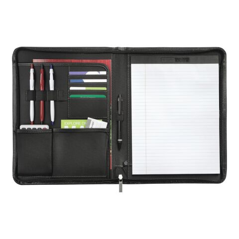 Metropolitan Zippered Padfolio Black | No Imprint | not available | not available