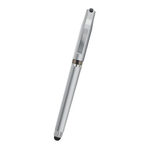 AVENDALE VELVET TOUCH STYLUS GEL PEN Silver with Black | No Imprint | not available | not available