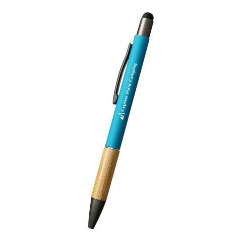 Aidan Bamboo Pen Metallic Teal | No Imprint | not available | not available