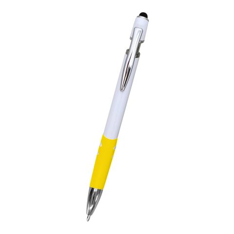 Landon Incline Stylus Pen White-Yellow | No Imprint | not available | not available