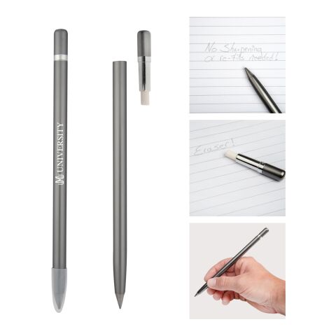 Metal Alloy Tip Inkless Pen Translucent Charcoal | No Imprint | not available | not available