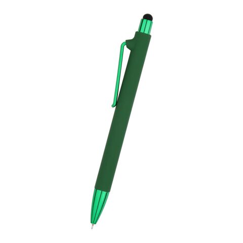 Sonnie Rubberized Pen Green