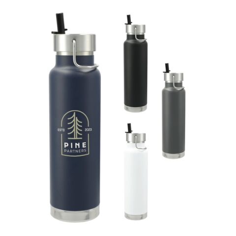 Thor Copper Vacuum Insulated Bottle 25oz Straw Lid Standard | Navy | No Imprint | not available | not available