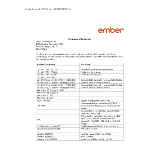 Ember Mug² 14 oz Standard | White | No Imprint | not available | not available