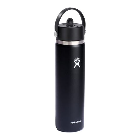 Hydro Flask® Wide Mouth w/ Flex Straw Cap 24oz Onyx