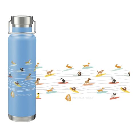 Thor Copper Vacuum Insulated Bottle 22oz Standard | Process Blue | No Imprint | not available | not available