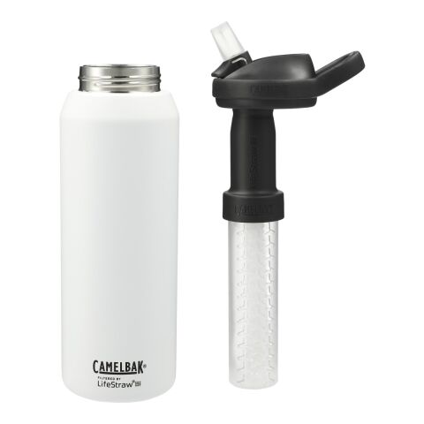 CamelBak Eddy+ 32oz VSS filtered by LifeStraw Standard | White | No Imprint | not available | not available